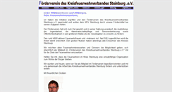 Desktop Screenshot of foerderverein.kfv-steinburg.de